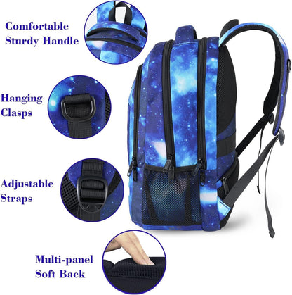 Slim Laptop Backpack, Anti Theft 15.6 inch Computer Travel Backpack for Work Underseat Personal Item, Sturdy Water Resistant Daily Rucksack Bag Gifts for Men & Women, Peacock Blue