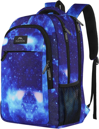 Slim Laptop Backpack, Anti Theft 15.6 inch Computer Travel Backpack for Work Underseat Personal Item, Sturdy Water Resistant Daily Rucksack Bag Gifts for Men & Women, Peacock Blue