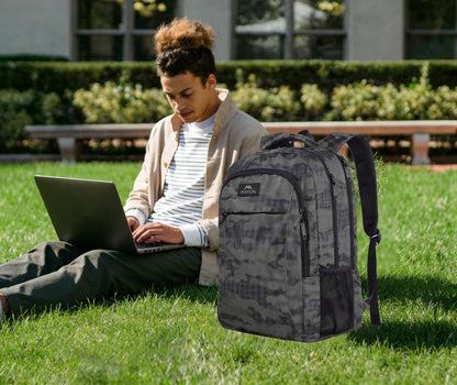 Slim Laptop Backpack, Anti Theft 15.6 inch Computer Travel Backpack for Work Underseat Personal Item, Sturdy Water Resistant Daily Rucksack Bag Gifts for Men & Women, Peacock Blue
