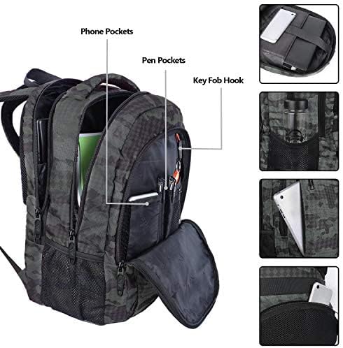 Slim Laptop Backpack, Anti Theft 15.6 inch Computer Travel Backpack for Work Underseat Personal Item, Sturdy Water Resistant Daily Rucksack Bag Gifts for Men & Women, Peacock Blue