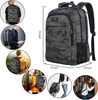 Slim Laptop Backpack, Anti Theft 15.6 inch Computer Travel Backpack for Work Underseat Personal Item, Sturdy Water Resistant Daily Rucksack Bag Gifts for Men & Women, Peacock Blue