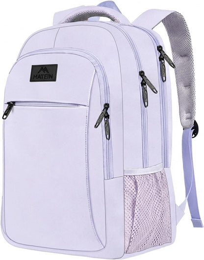 Slim Laptop Backpack, Anti Theft 15.6 inch Computer Travel Backpack for Work Underseat Personal Item, Sturdy Water Resistant Daily Rucksack Bag Gifts for Men & Women, Peacock Blue