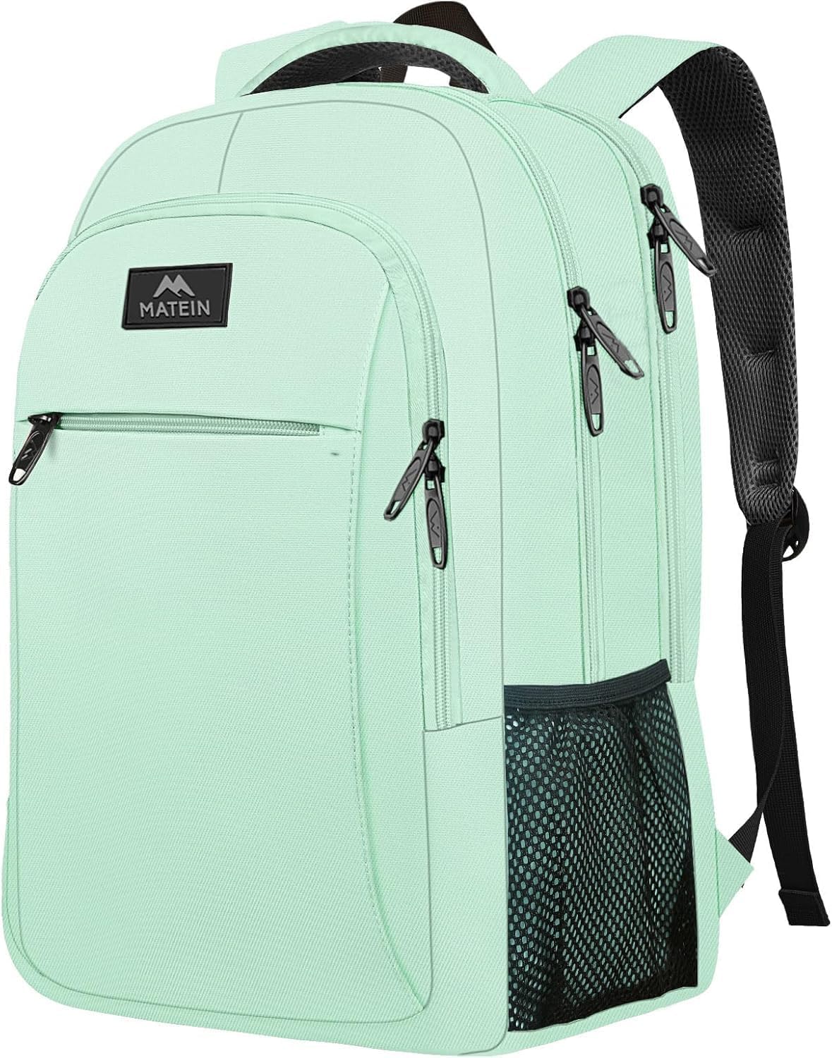 Slim Laptop Backpack, Anti Theft 15.6 inch Computer Travel Backpack for Work Underseat Personal Item, Sturdy Water Resistant Daily Rucksack Bag Gifts for Men & Women, Peacock Blue