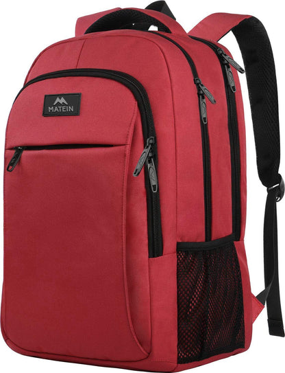Slim Laptop Backpack, Anti Theft 15.6 inch Computer Travel Backpack for Work Underseat Personal Item, Sturdy Water Resistant Daily Rucksack Bag Gifts for Men & Women, Peacock Blue
