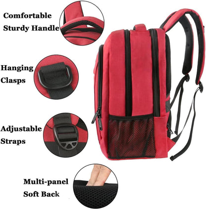Slim Laptop Backpack, Anti Theft 15.6 inch Computer Travel Backpack for Work Underseat Personal Item, Sturdy Water Resistant Daily Rucksack Bag Gifts for Men & Women, Peacock Blue