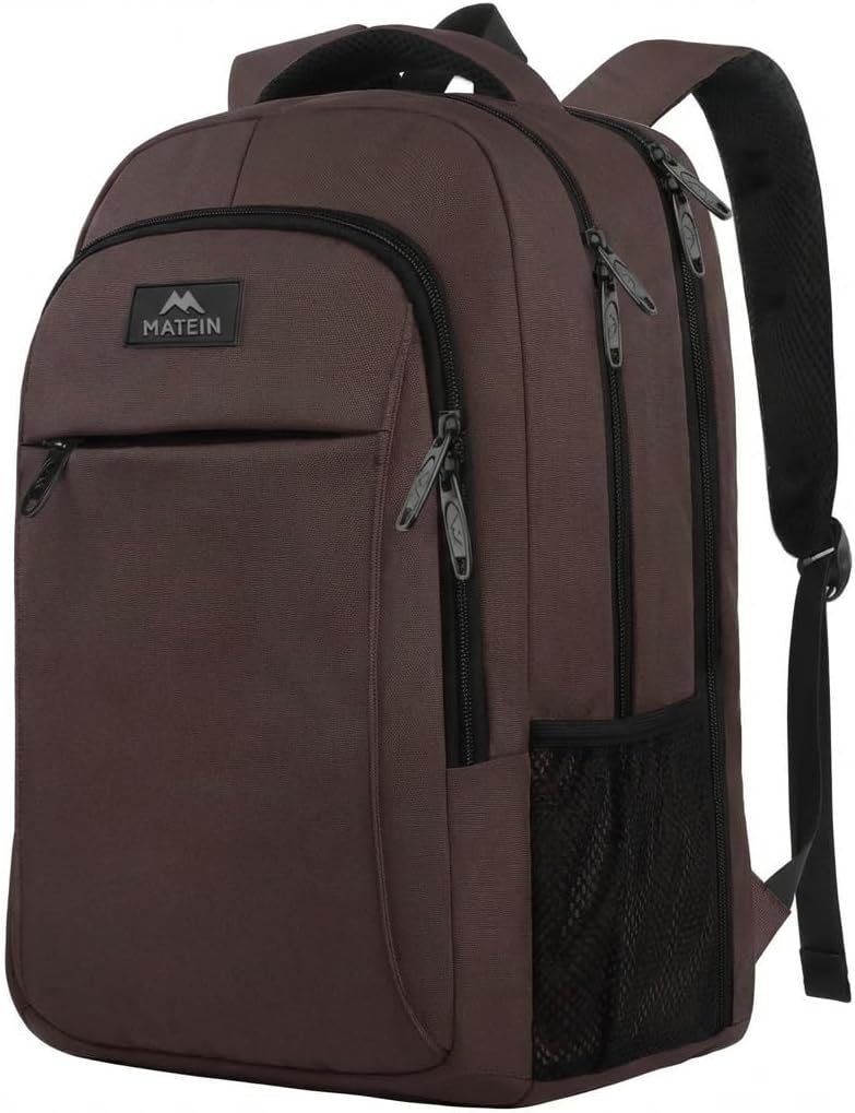 Slim Laptop Backpack, Anti Theft 15.6 inch Computer Travel Backpack for Work Underseat Personal Item, Sturdy Water Resistant Daily Rucksack Bag Gifts for Men & Women, Peacock Blue