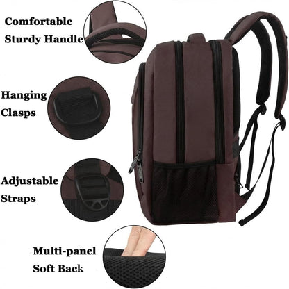 Slim Laptop Backpack, Anti Theft 15.6 inch Computer Travel Backpack for Work Underseat Personal Item, Sturdy Water Resistant Daily Rucksack Bag Gifts for Men & Women, Peacock Blue