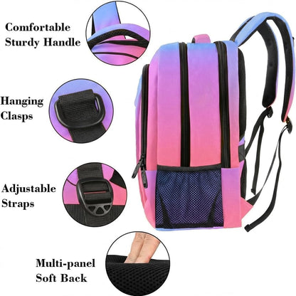 Slim Laptop Backpack, Anti Theft 15.6 inch Computer Travel Backpack for Work Underseat Personal Item, Sturdy Water Resistant Daily Rucksack Bag Gifts for Men & Women, Peacock Blue