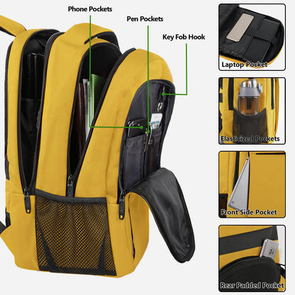 Slim Laptop Backpack, Anti Theft 15.6 inch Computer Travel Backpack for Work Underseat Personal Item, Sturdy Water Resistant Daily Rucksack Bag Gifts for Men & Women, Peacock Blue