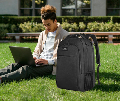 Slim Laptop Backpack, Anti Theft 15.6 inch Computer Travel Backpack for Work Underseat Personal Item, Sturdy Water Resistant Daily Rucksack Bag Gifts for Men & Women, Peacock Blue