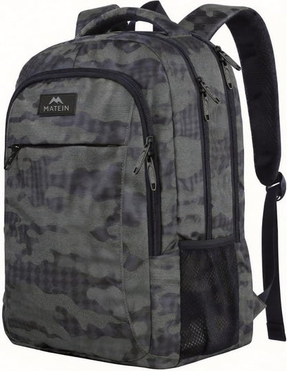 Slim Laptop Backpack, Anti Theft 15.6 inch Computer Travel Backpack for Work Underseat Personal Item, Sturdy Water Resistant Daily Rucksack Bag Gifts for Men & Women, Peacock Blue