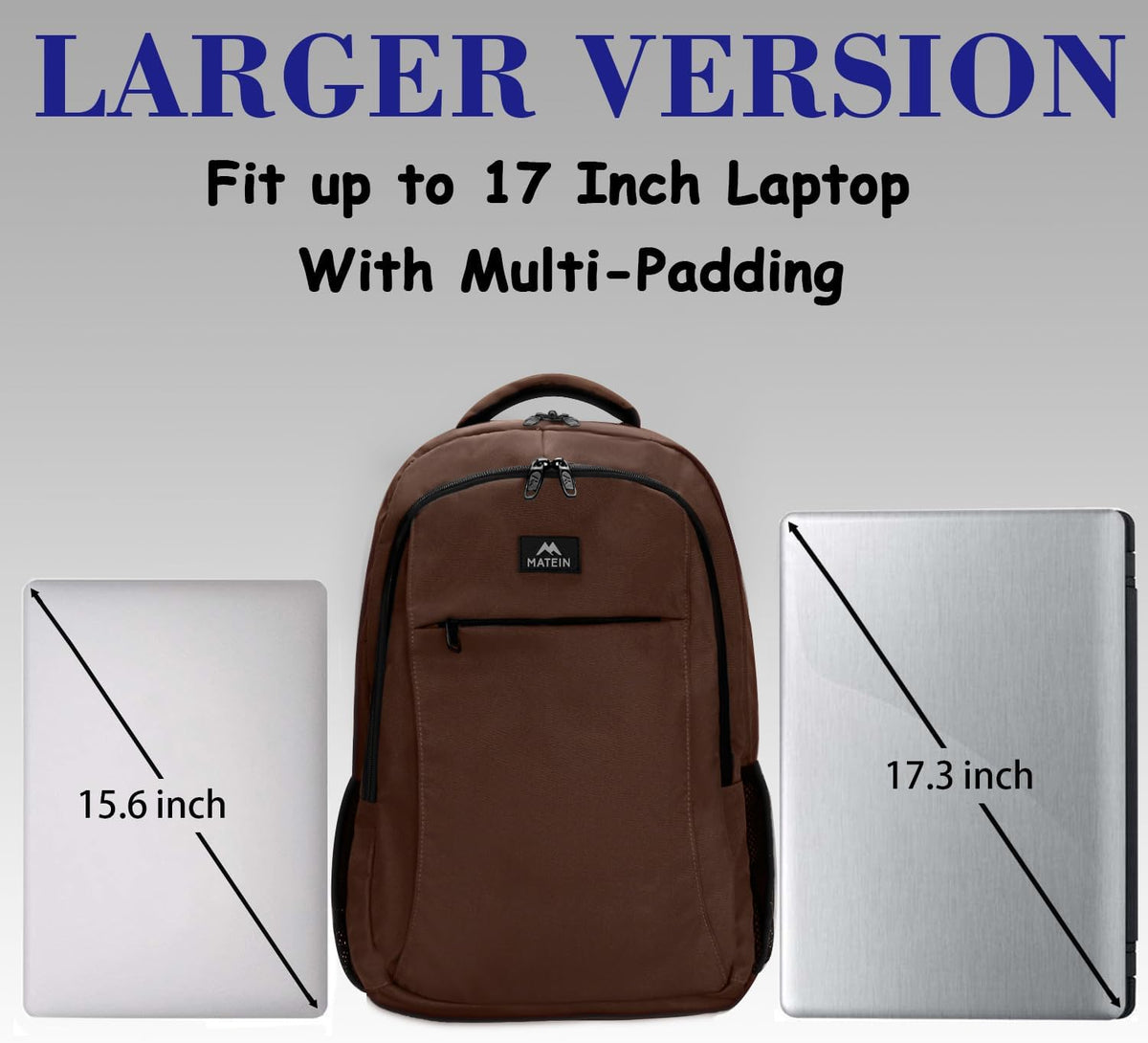 Slim Laptop Backpack, Anti Theft 15.6 inch Computer Travel Backpack for Work Underseat Personal Item, Sturdy Water Resistant Daily Rucksack Bag Gifts for Men & Women, Peacock Blue