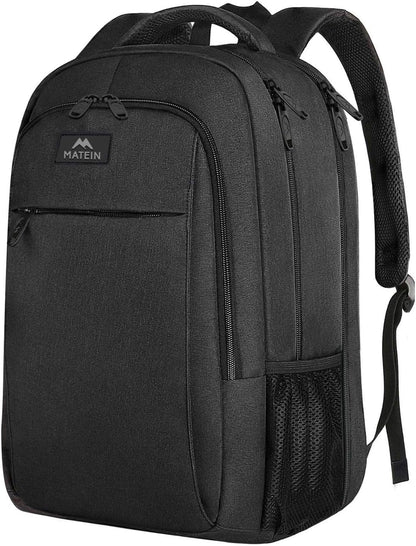 Slim Laptop Backpack, Anti Theft 15.6 inch Computer Travel Backpack for Work Underseat Personal Item, Sturdy Water Resistant Daily Rucksack Bag Gifts for Men & Women, Peacock Blue