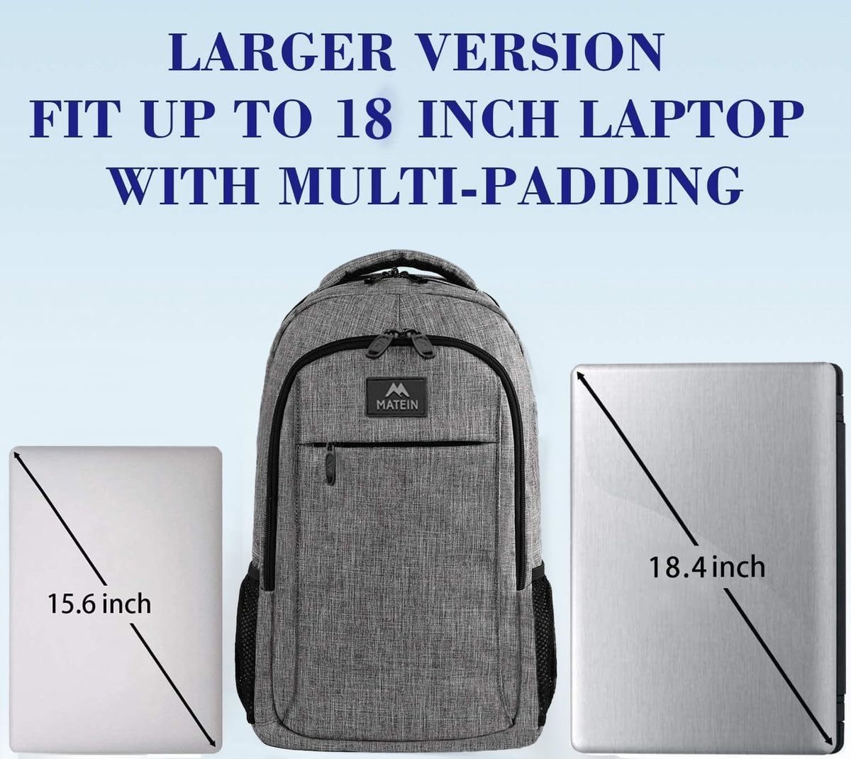 Slim Laptop Backpack, Anti Theft 15.6 inch Computer Travel Backpack for Work Underseat Personal Item, Sturdy Water Resistant Daily Rucksack Bag Gifts for Men & Women, Peacock Blue