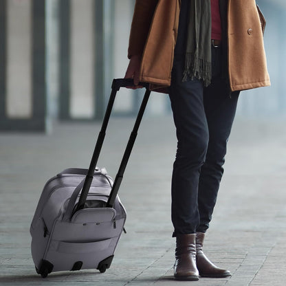 16 Inch Carry On Luggage, Carry On Suitcase Airline Approved, Softside Underseat Suitcase with TSA Lock & Spinner Wheels for Business Travel Non-Expandable, 15.5x8x13 No Oversize Risk