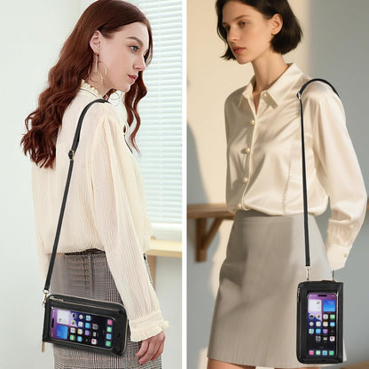 Phone Purse Crossbody Bags for Women Small Travel Wallet Touch Screen RFID Blocking