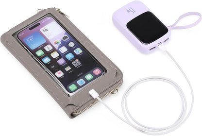 Phone Purse Crossbody Bags for Women Small Travel Wallet Touch Screen RFID Blocking