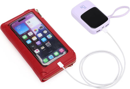 Phone Purse Crossbody Bags for Women Small Travel Wallet Touch Screen RFID Blocking