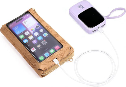 Phone Purse Crossbody Bags for Women Small Travel Wallet Touch Screen RFID Blocking
