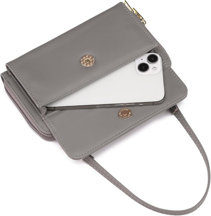 Phone Purse Crossbody Bags for Women Small Travel Wallet Touch Screen RFID Blocking