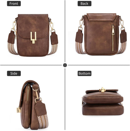 Phone Purse Crossbody Bags for Women Small Travel Wallet Touch Screen RFID Blocking