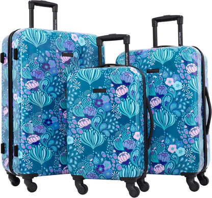 Bella Caronia 3 Piece or 20" Carry-On Voguish Luggage Set, Style Flora, 20" Carry-On