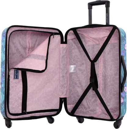 Bella Caronia 3 Piece or 20" Carry-On Voguish Luggage Set, Style Flora, 20" Carry-On