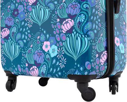 Bella Caronia 3 Piece or 20" Carry-On Voguish Luggage Set, Style Flora, 20" Carry-On