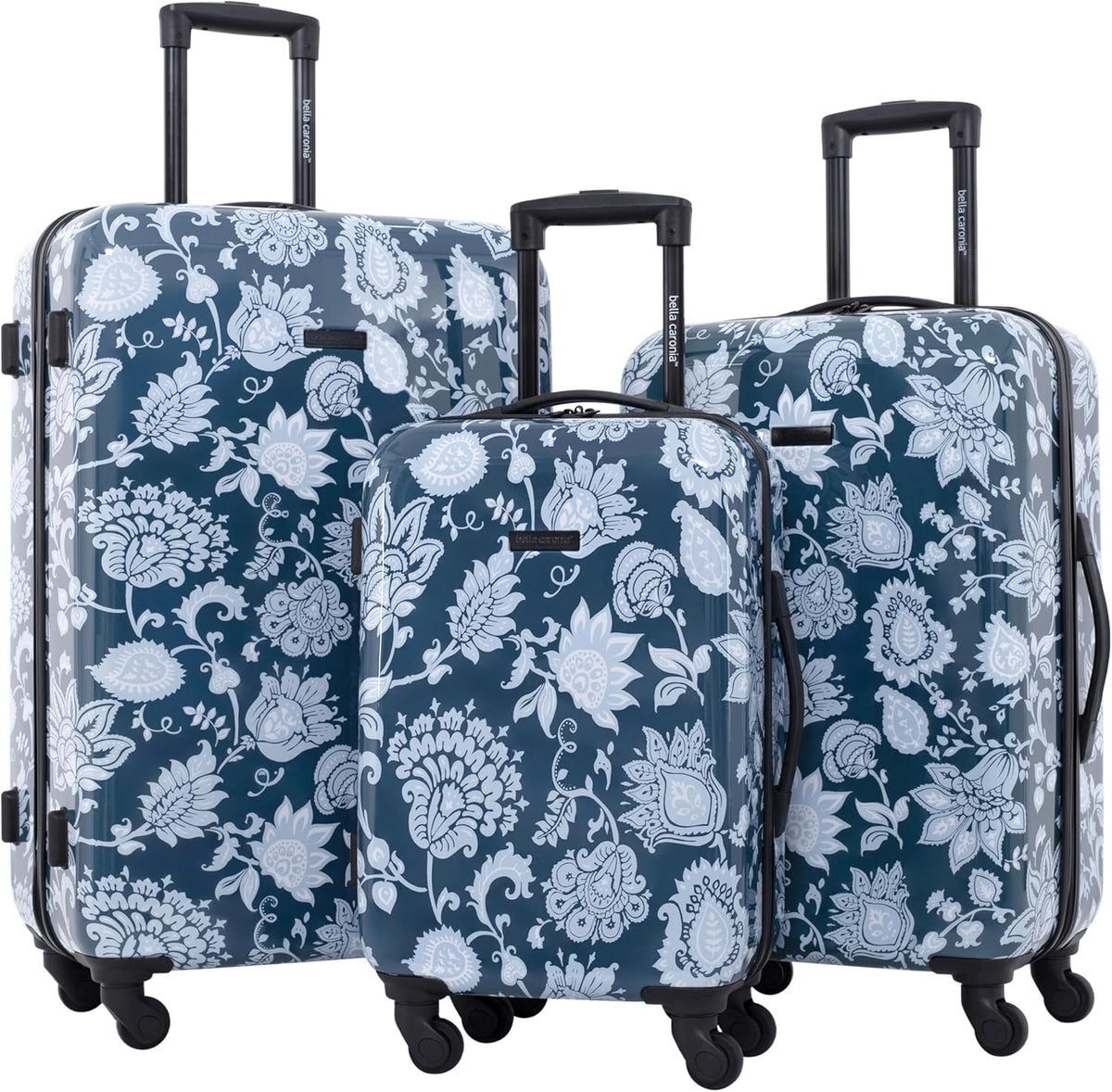 Bella Caronia 3 Piece or 20" Carry-On Voguish Luggage Set, Style Flora, 20" Carry-On