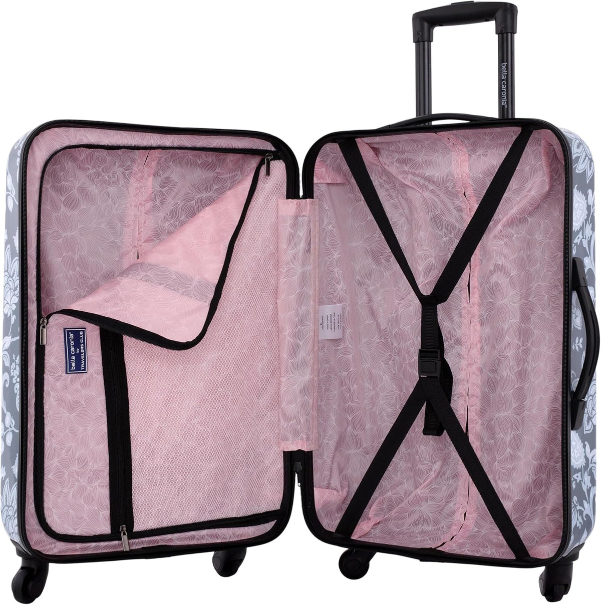 Bella Caronia 3 Piece or 20" Carry-On Voguish Luggage Set, Style Flora, 20" Carry-On