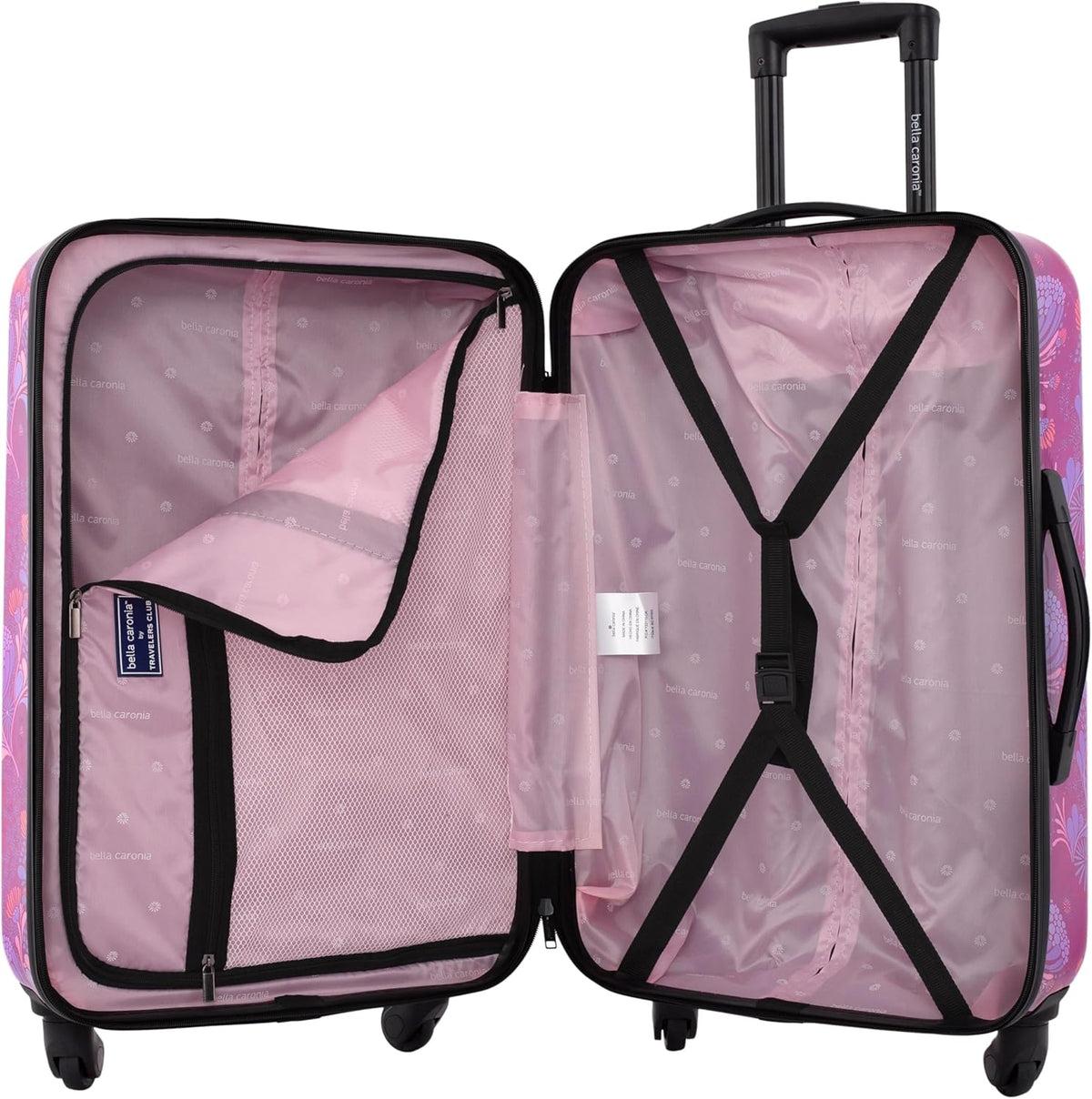 Bella Caronia 3 Piece or 20" Carry-On Voguish Luggage Set, Style Flora, 20" Carry-On
