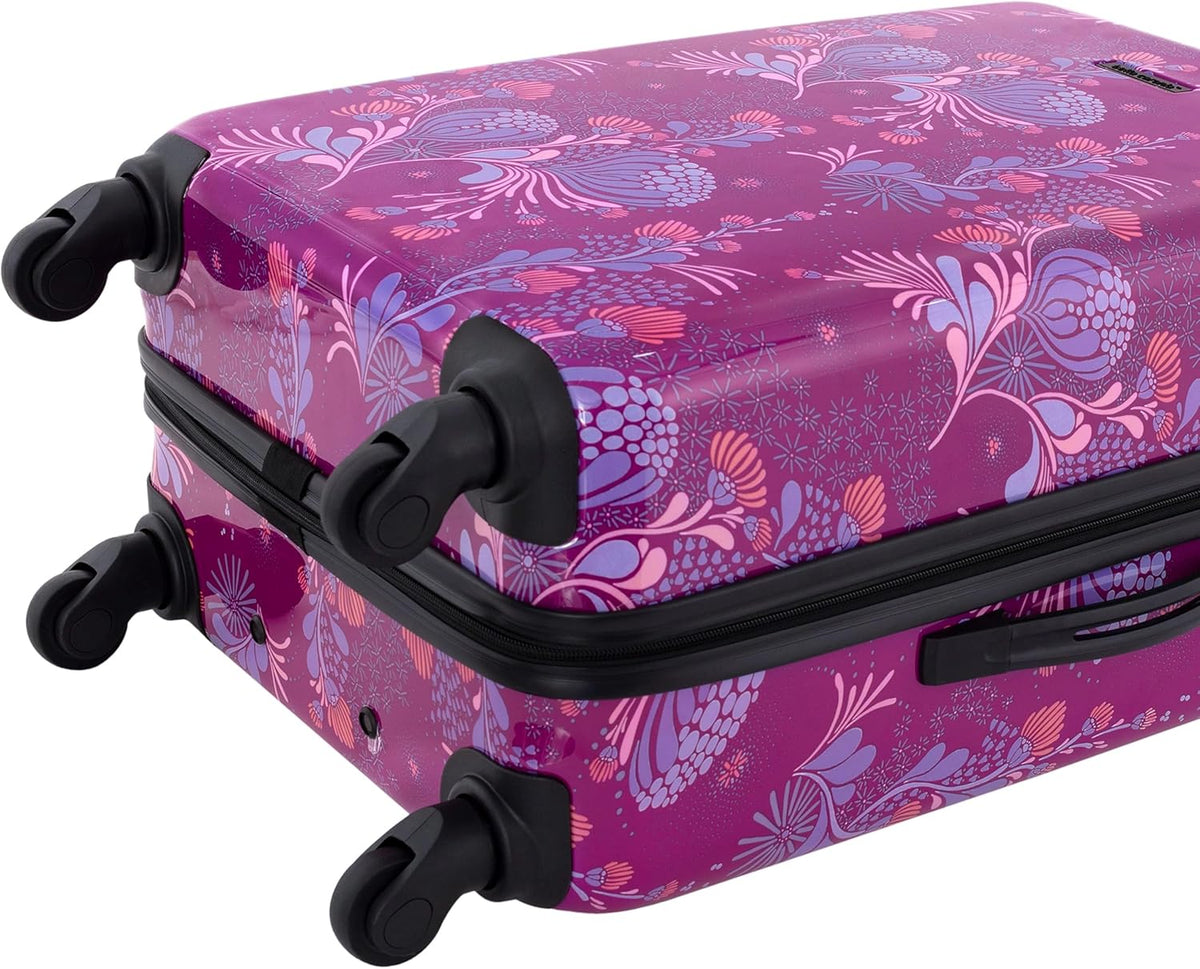 Bella Caronia 3 Piece or 20" Carry-On Voguish Luggage Set, Style Flora, 20" Carry-On