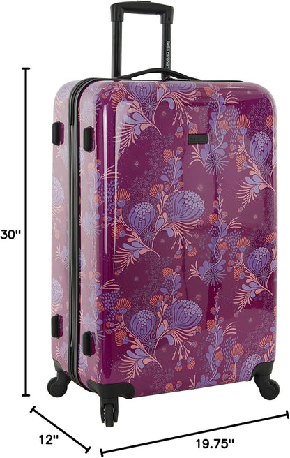 Bella Caronia 3 Piece or 20" Carry-On Voguish Luggage Set, Style Flora, 20" Carry-On