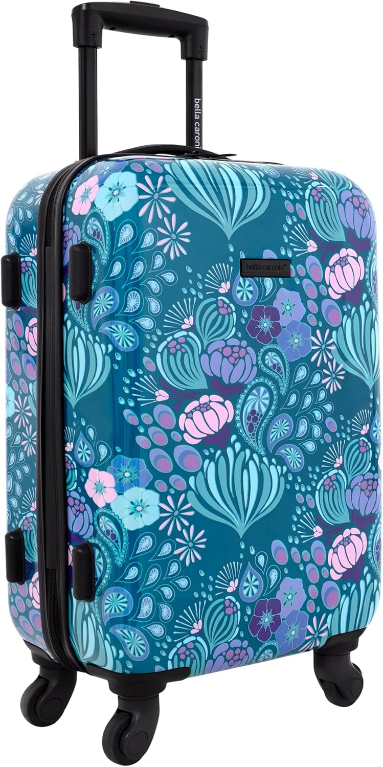 Bella Caronia 3 Piece or 20" Carry-On Voguish Luggage Set, Style Flora, 20" Carry-On