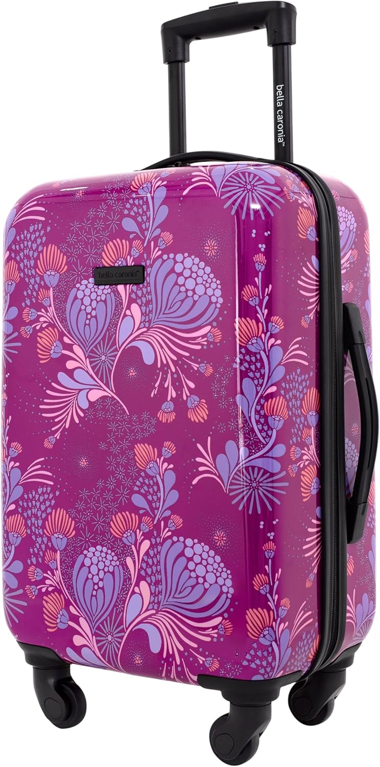 Bella Caronia 3 Piece or 20" Carry-On Voguish Luggage Set, Style Flora, 20" Carry-On