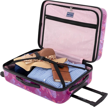 Bella Caronia 3 Piece or 20" Carry-On Voguish Luggage Set, Style Flora, 20" Carry-On