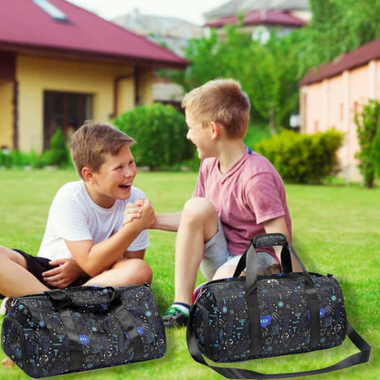 Duffle Bag for Girls Dance Ballet Travel Overnight Sports Gym Bag with Separate Dry Wet Pocket and Shoes Compartment