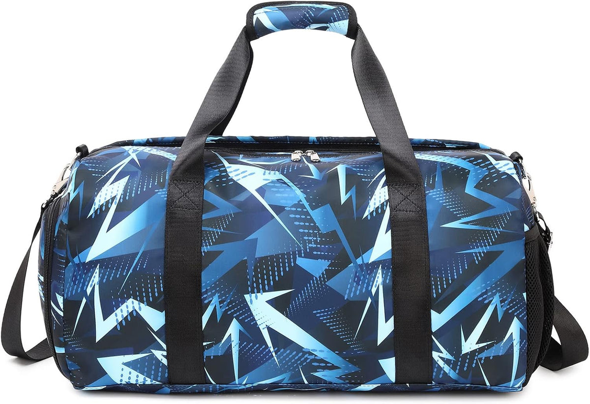 Duffle Bag for Girls Dance Ballet Travel Overnight Sports Gym Bag with Separate Dry Wet Pocket and Shoes Compartment