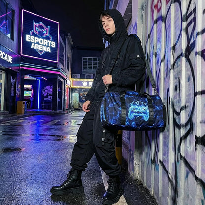 Duffle Bag for Girls Dance Ballet Travel Overnight Sports Gym Bag with Separate Dry Wet Pocket and Shoes Compartment