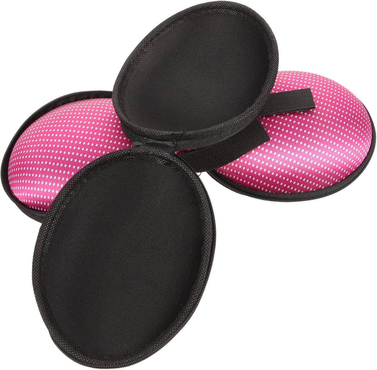 2Pcs Travel Organizer Bag Portable Underwear Storage Case Nylon Lingerie Pouch for Invisible Bras Compact Travel Accessory with Strap for Easy Carrying and Privacy