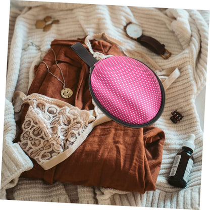 2Pcs Travel Organizer Bag Portable Underwear Storage Case Nylon Lingerie Pouch for Invisible Bras Compact Travel Accessory with Strap for Easy Carrying and Privacy