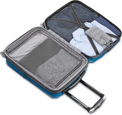 Centric 2 Hardside Expandable Luggage with Spinner Wheels, Caribbean Blue, Carry-On 20-Inch