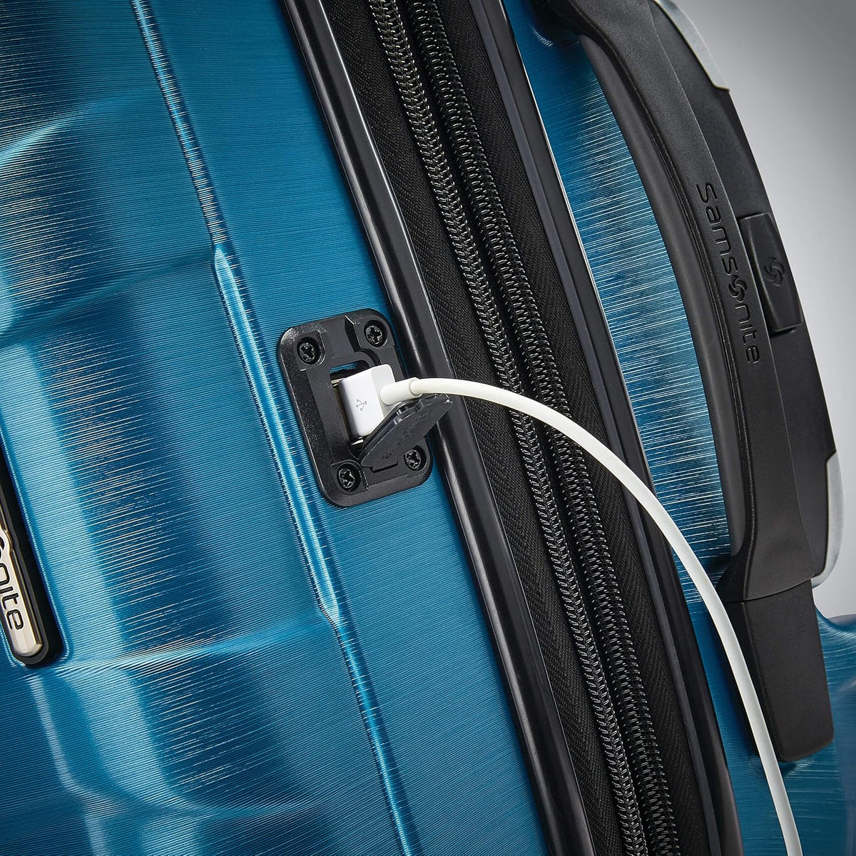 Centric 2 Hardside Expandable Luggage with Spinner Wheels, Caribbean Blue, Carry-On 20-Inch