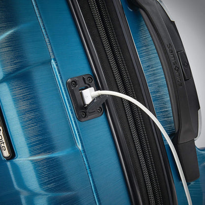 Centric 2 Hardside Expandable Luggage with Spinner Wheels, Caribbean Blue, Carry-On 20-Inch