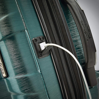 Centric 2 Hardside Expandable Luggage with Spinner Wheels, Caribbean Blue, Carry-On 20-Inch