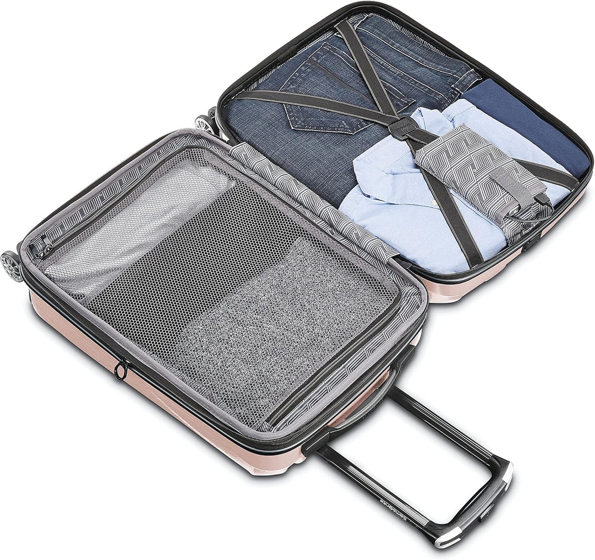 Centric 2 Hardside Expandable Luggage with Spinner Wheels, Caribbean Blue, Carry-On 20-Inch