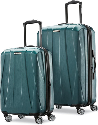 Centric 2 Hardside Expandable Luggage with Spinner Wheels, Caribbean Blue, Carry-On 20-Inch