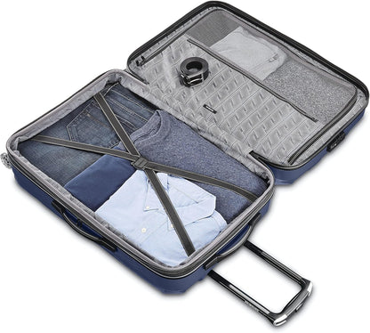 Centric 2 Hardside Expandable Luggage with Spinner Wheels, Caribbean Blue, Carry-On 20-Inch