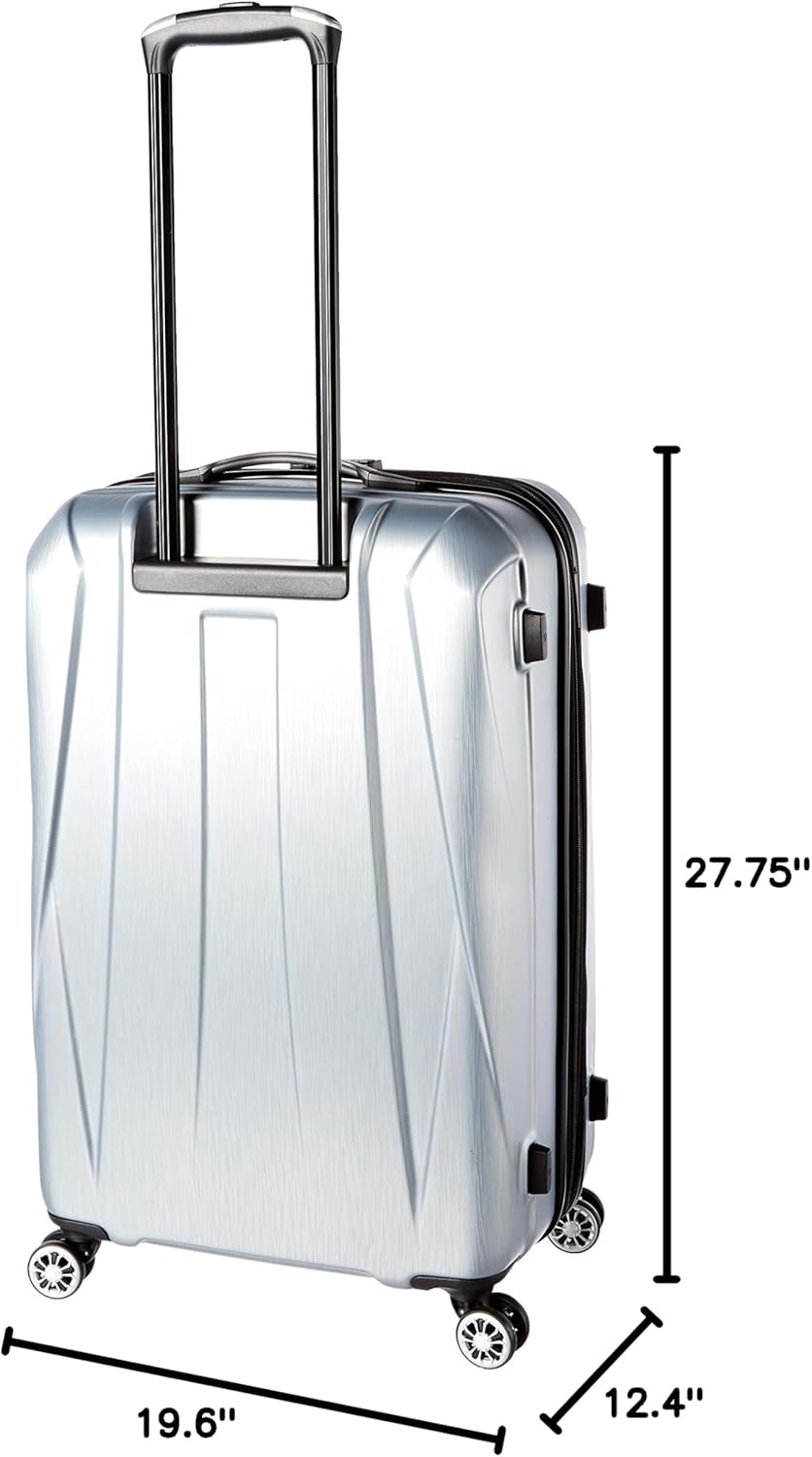 Centric 2 Hardside Expandable Luggage with Spinner Wheels, Caribbean Blue, Carry-On 20-Inch