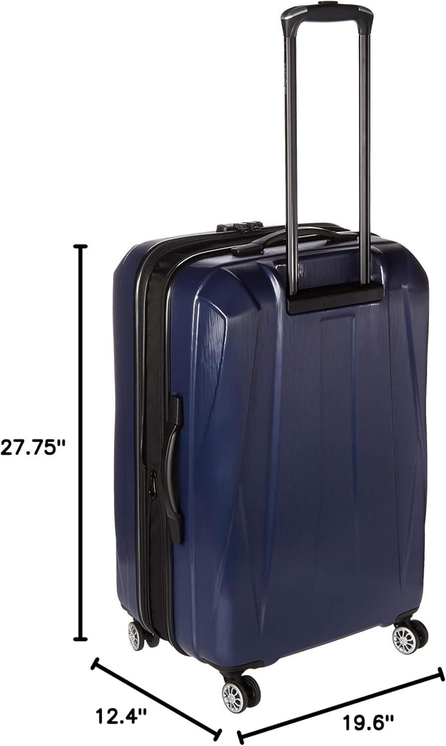 Centric 2 Hardside Expandable Luggage with Spinner Wheels, Caribbean Blue, Carry-On 20-Inch